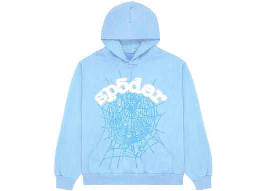 Spider Hoodie- Sky Blue