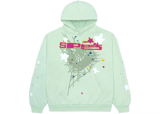 Sp5der mint Hoodie